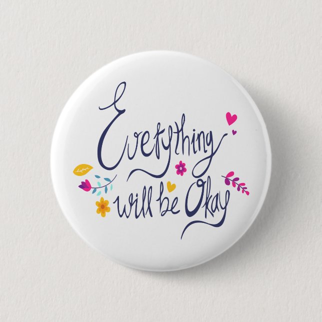 Cute and Touching Sayings from Kids Graphic Design 6 Cm Round Badge (Front)