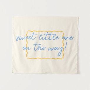 Cute and Trendy Baby shower Decor Tapestry