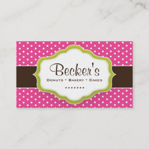 Cute and Whimsical Bakery Business Card
