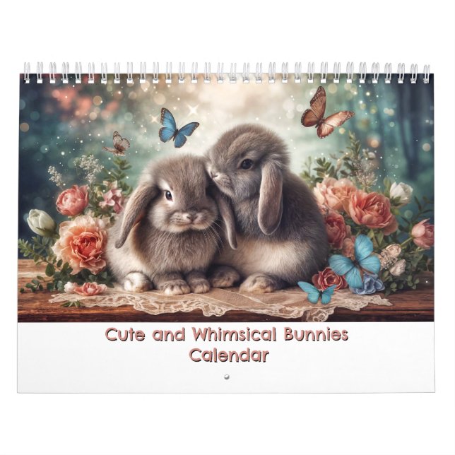 Cute and Whimsical Bunnies Calendar (Cover)