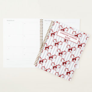 Cute and Whimsical Candy Cane Planner
