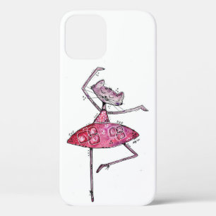 Cute and Whimsical Dancing Cat iPhone 12 Case