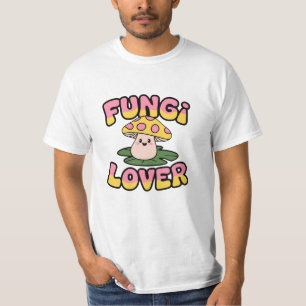 Cute and Whimsical Mushroom Lover Graphics T-Shirt