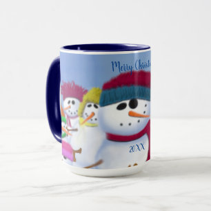 Cute and Whimsical Snowmen Mug