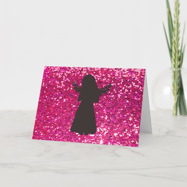 Cute Angel Birthday Card (Front)