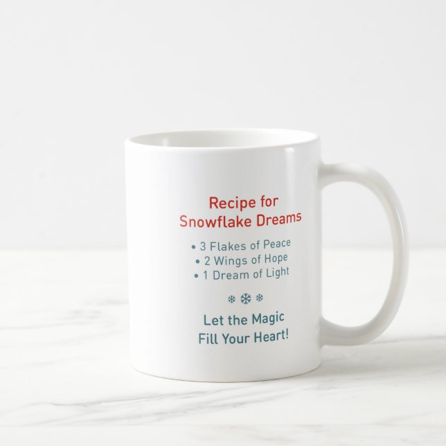 Cute Angel Christmas Mug Wrap (Right)