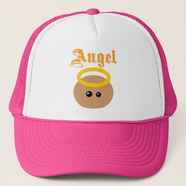 Cute Angel Trucker Hat (Front)