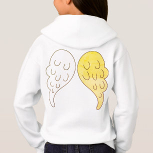 Cute Angel Wings Smiling  Halo Emoji Front