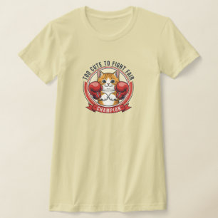 Cute Angry Cat Champion T-Shirt Design