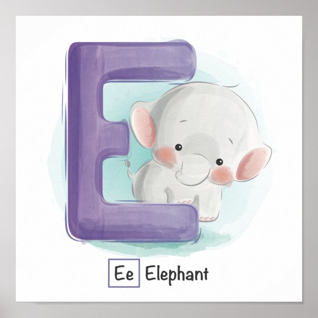 Cute Animal Alphabet Poster (Front)