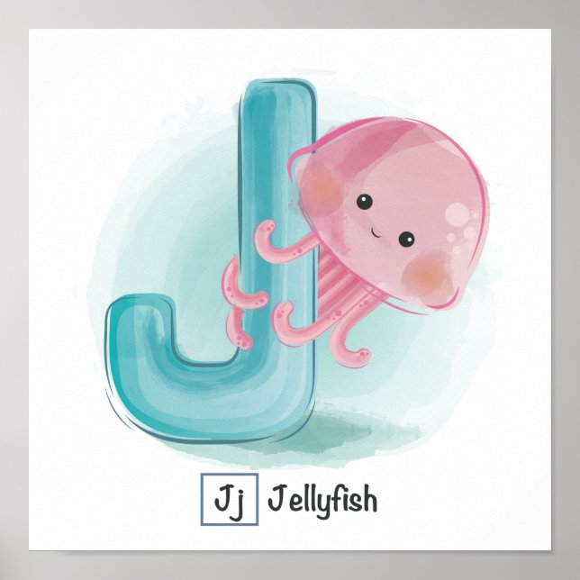 Cute Animal Alphabet Poster (Front)