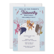 Cute Animal Band Playing Instruments Custom