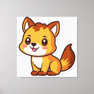 Cute Animal Canvas Print