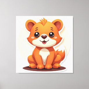 Cute Animal Canvas Print