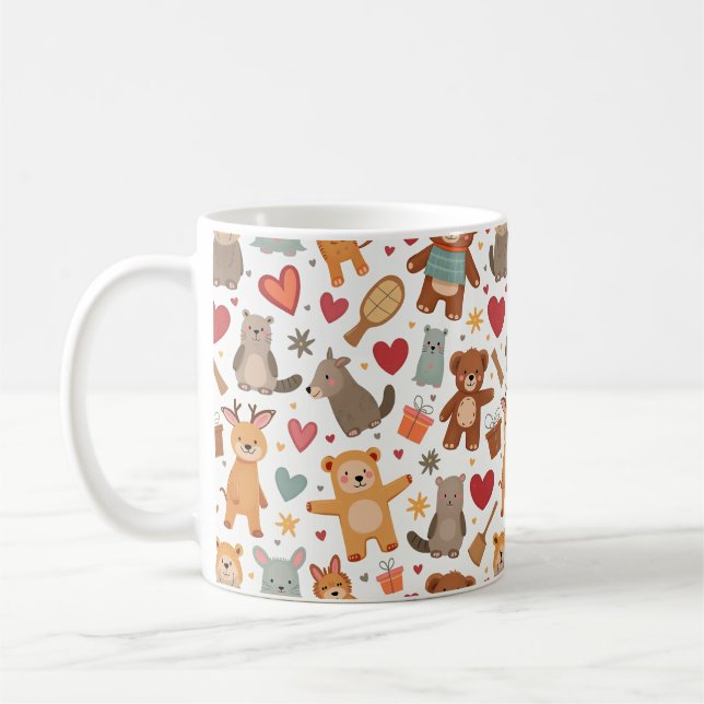Cute animal character mug (Left)