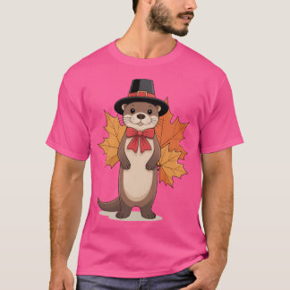 Cute Animal Ferret Loverhanksgiving family friend T-Shirt