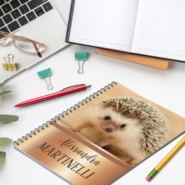 Cute Animal for Girls Hedgehog School Notebook (Creator Uploaded)
