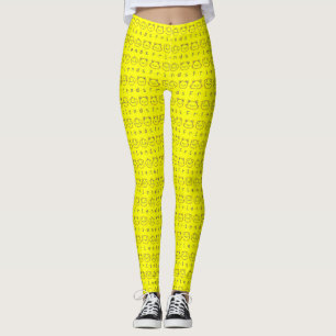 Cute animal friends face  leggings