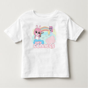 Cute Animal Friends – Let's Connect Toddler T-Shirt