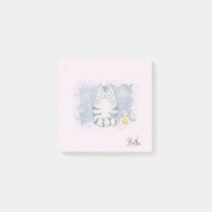 Cute Animal Funny Cat Pink  Post-it Notes