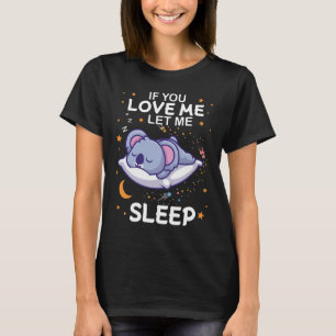 Cute Animal Gift Idea Sleeping Koala T-Shirt-produ T-Shirt