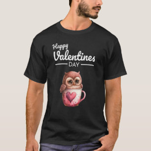 Cute Animal Heart Panda Happy Valentine Day 70 T-Shirt