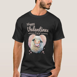 Cute Animal Heart Panda Happy Valentine Day  77 T-Shirt