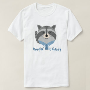 Cute Animal 'Keeping it classy' Racoon T-shirt