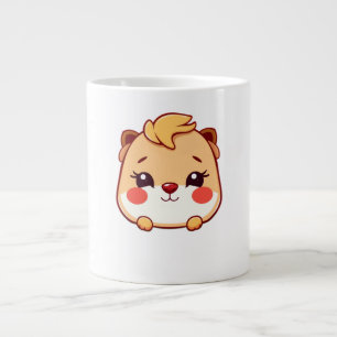 Cute animal large coffee mug