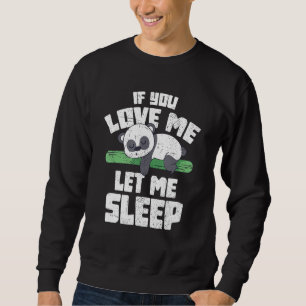 Cute Animal Lover Pajama PJ Nap Funny Sleeping Pan Sweatshirt