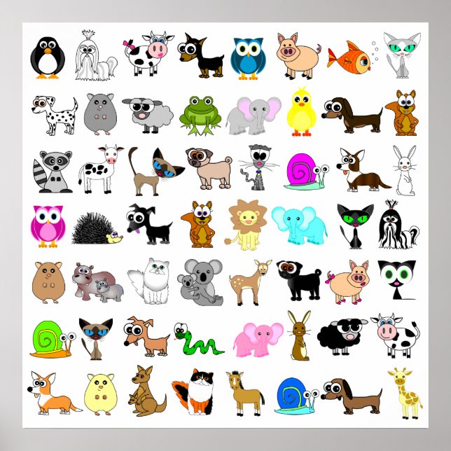 Cute Animal Lover Print (Front)