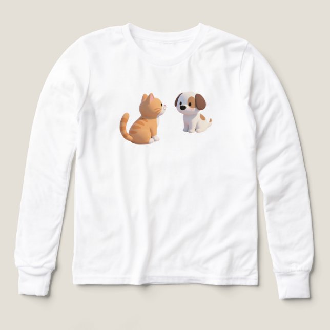 Cute Animal Lovers Tee (Design Front)
