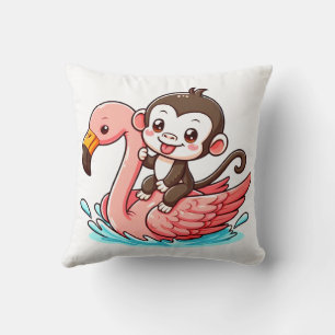 CUTE ANIMAL (MONKEY / KIDS ART) CUSHION