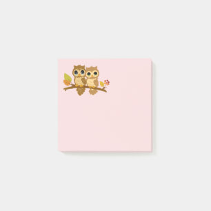 Cute Animal Owl Post-it® Notes