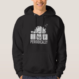 Cute Animal Periodic Table Funny Chemist Cat Chemi Hoodie