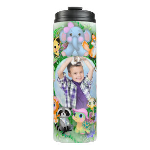 Cute Animal Photo Frame  Thermal Tumbler