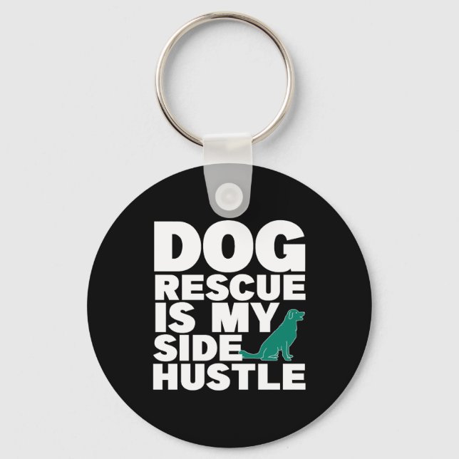 Cute Animal Rescue Key Ring (Front)