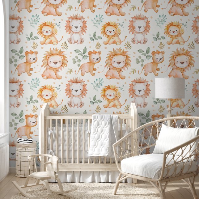 Cute Animal Safari Wallpaper (Kids)