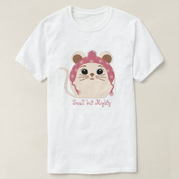 Cute Animal 'Small but Mighty' Mouse T-shirt