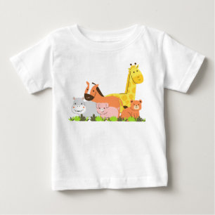 Cute Animal Squad Shirt Adorable Cartoon Zoo
