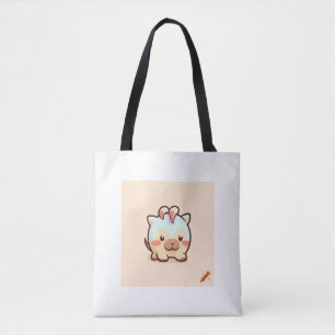 "Cute Animal Sticker Design Tote Bag - Fun and Pla