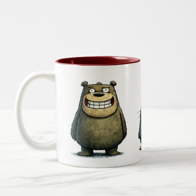 Cute Animal Trio Coffee Cup (Left)