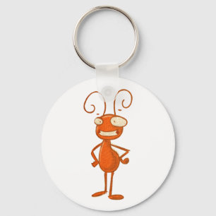 cute animals - ant key ring