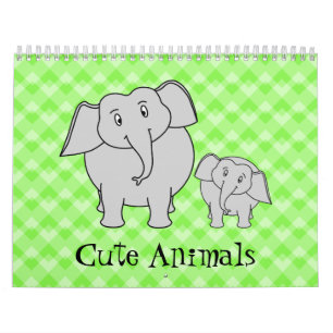 Cute Animals Calendar 2014.