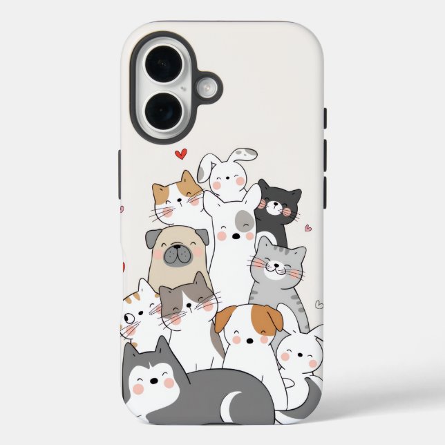 cute animals Case-Mate iPhone case (Back)
