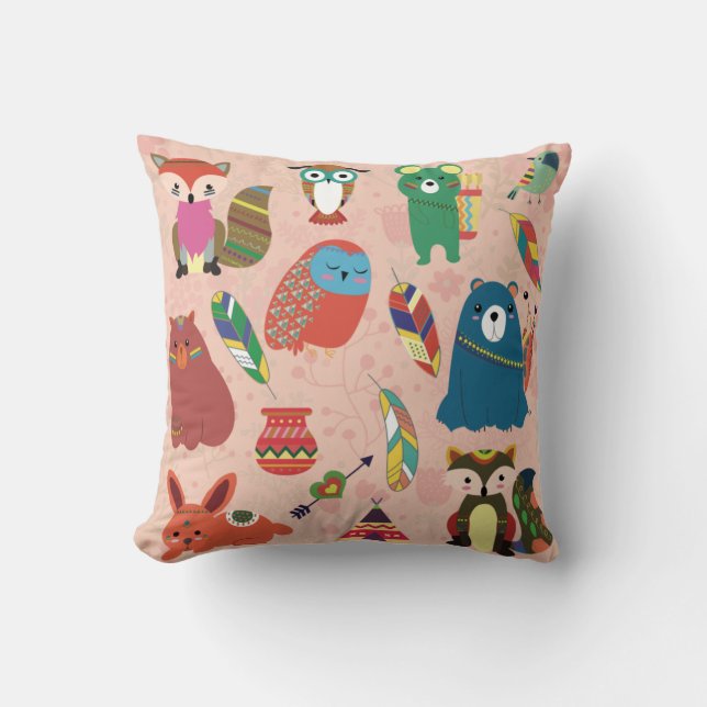 Cute Animals Cushion (Front)