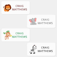 Cute Animals Custom Personalised Name Clothing