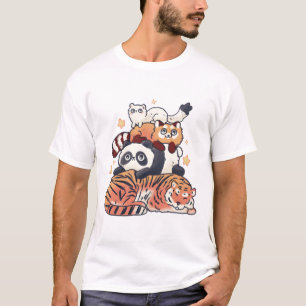 Cute animals Delight � Cute Animal Art T-Shirt