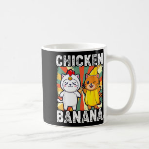 Cute Animals In Chicken And Banana Costumes Kawaii Coffee Mug