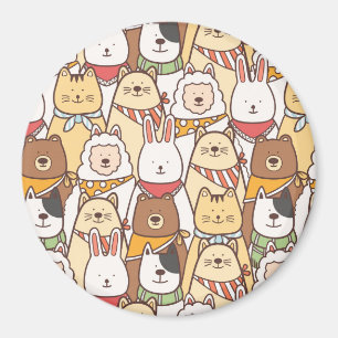 Cute Animals Magnet